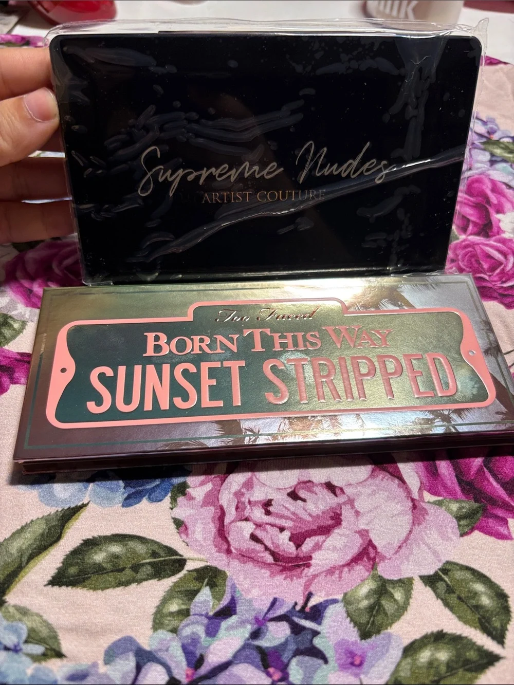 NWT Too Faced Born This Way Sunset Stripped & Artist Coture Supreme Nude Palette